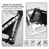 Custom Multi Tool Card With Leather Case - Personalized Father's Day Birthday Gifts For Dad, Grandpa - Fixing Everything Like Dad