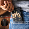 Custom Pop-Up Leather Wallet - Personalized Father's Day Gifts For Dad, Grandpa - The Man, The Myth, The Dad