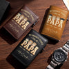 Custom Pop-Up Leather Wallet - Personalized Father's Day Gifts For Dad, Grandpa - The Man, The Myth, The Dad