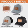 Custom Leather Patch Hat – Personalized Father's Day Gifts For New Dad, Grandpa – Legendary Daddy Vibe