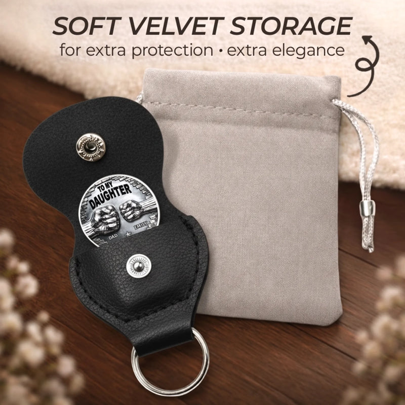 Custom Pocket Hug - Personalized Birthday Gifts For Granddaughter - Keep This Close To Your Heart