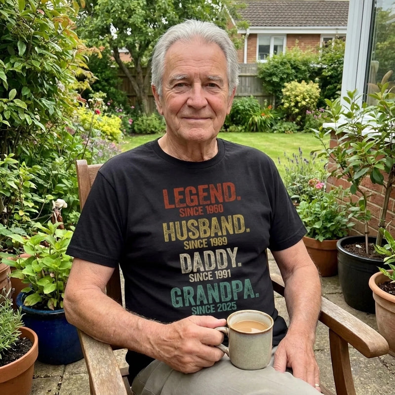 First My Father, Forever My Friend - Family Personalized Custom Unisex T-Shirt, Premium T-shirt, Hoodie - Father's Day, Birthday Gift For Dad, Grandpa