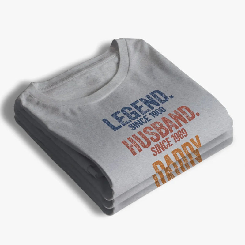 First My Father, Forever My Friend - Family Personalized Custom Unisex T-Shirt, Premium T-shirt, Hoodie - Father's Day, Birthday Gift For Dad, Grandpa