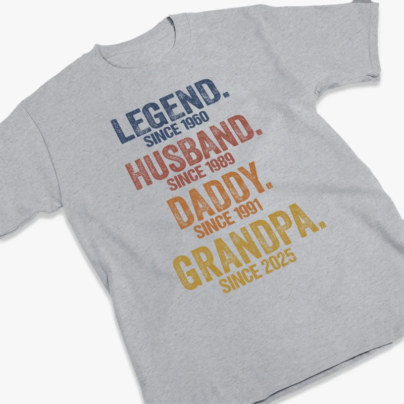 First My Father, Forever My Friend - Family Personalized Custom Unisex T-Shirt, Premium T-shirt, Hoodie - Father's Day, Birthday Gift For Dad, Grandpa