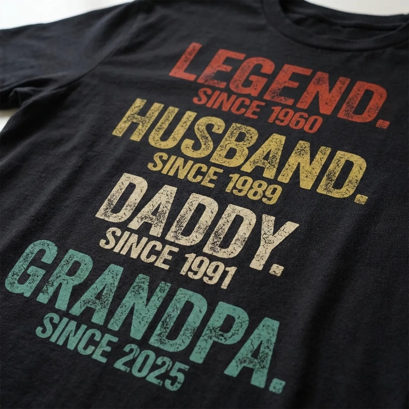 First My Father, Forever My Friend - Family Personalized Custom Unisex T-Shirt, Premium T-shirt, Hoodie - Father's Day, Birthday Gift For Dad, Grandpa