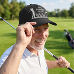 Custom Hat, All Over Print Classic Cap - Personalized Birthday Golf Gifts For Grandpa, Dad - Golf Days With Dad