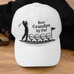 Custom Hat, All Over Print Classic Cap - Personalized Birthday Golf Gifts For Grandpa, Dad - Golf Days With Dad