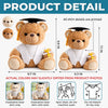 Custom Kids Graduation Teddy Bear - Personalized Graduation Gifts For Kids - Growing Smart, Kind And Brave