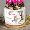 Custom Home Decor Ceramic Plant Pot - Personalized Graduation Gifts For Teachers - You Planted Seeds Of Knowledge