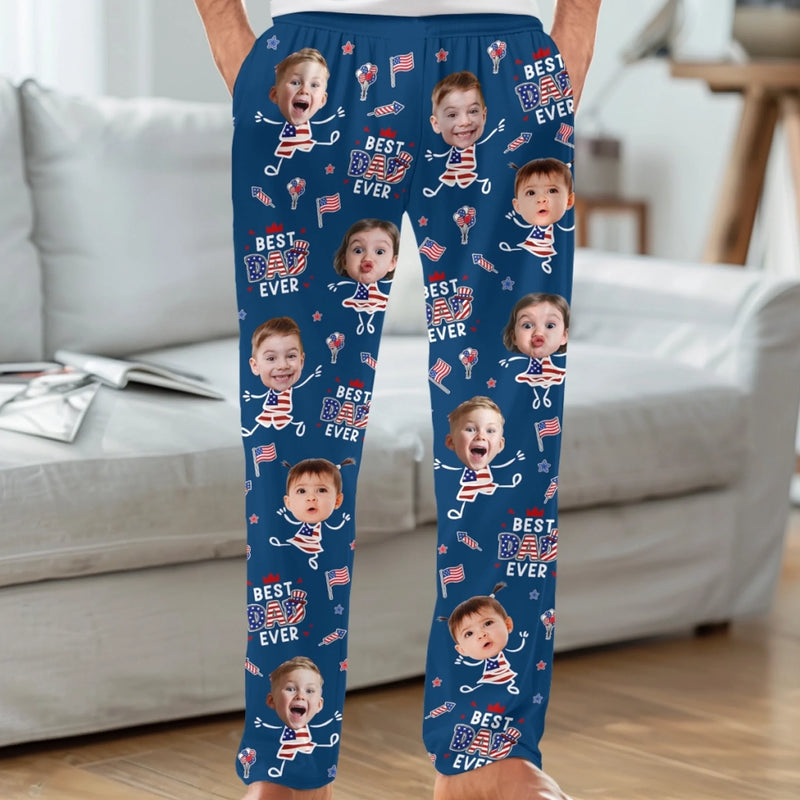 Custom Photo Pajama Pants - Personalized Mother's Day, Father's Day Gifts For Mom, Grandma, Dad, Grandpa - Relax Mode On Every Night
