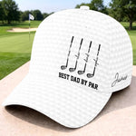 Custom Hat, All Over Print Classic Cap - Personalized Birthday Golf Gifts For Dad, Grandpa, Golfers - Weekend Forecast Golf