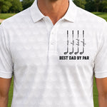 Custom All Over Print Polo Shirt - Personalized Father's Day Birthday Golf Gifts For Dad, Grandpa, Golfers - Enjoy Every Shot