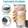 A Truly Great Friend Is Hard To Find You Are Irreplaceable - Tumbler - To My Bestie, Gift For Bestie, Best Friend, Sister, Birthday Gift For Bestie And Friend
