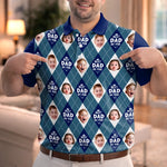 Custom Photo All Over Print Polo Shirt - Personalized Father's Day Birthday Golf Gifts For Dad, Grandpa, Golfers - Golf Days Are The Best Days