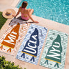 Custom Beach Towel - Personalized Summer Vacation And Travel, Graduation Gifts For Best Friends, Family - Straight Outta Graduation Season