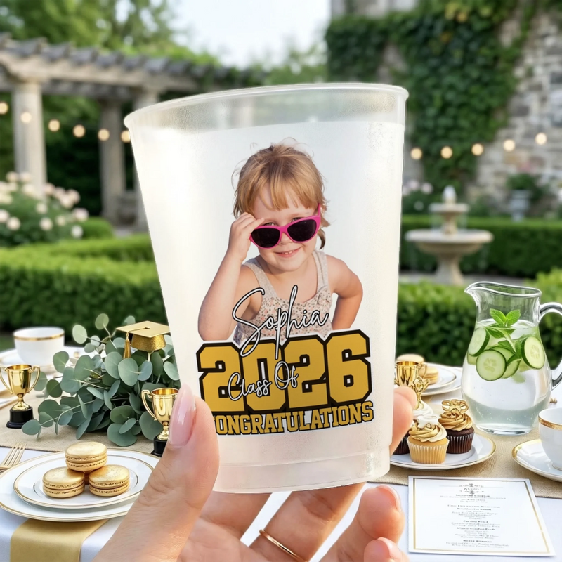 Custom Photo Graduation Cups - Personalized Graduation Gifts For Him, Her - The Journey Was Worth It