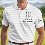 Custom All Over Print Polo Shirt - Personalized Father's Day Birthday Golf Gifts For Dad, Grandpa, Golfers - Good Times And Tee Lines