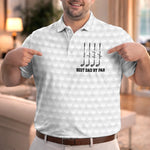 Custom All Over Print Polo Shirt - Personalized Father's Day Birthday Golf Gifts For Dad, Grandpa, Golfers - Good Times And Tee Lines
