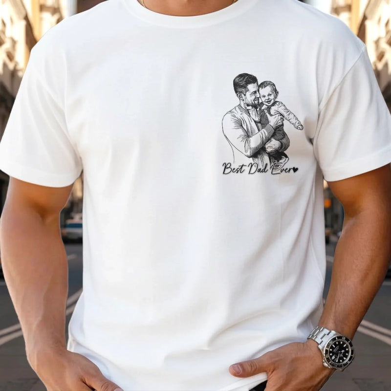 Custom Photo T-shirt, Hoodie - Personalized Father's Day Birthday Gifts For Dad, New Dads, Grandpa - Dad, You’re One Of A Kind