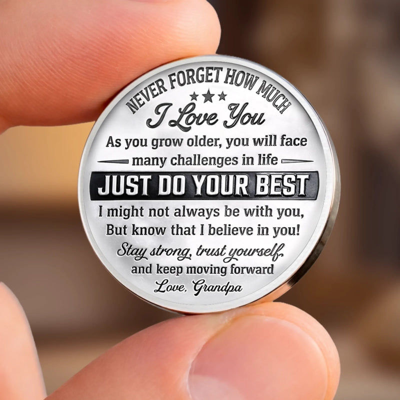 Custom Pocket Hug - Personalized Birthday Gifts For Grandson - My Greatest Joy