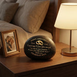 Custom Printed Rock - Personalized Anniversary Wedding Gifts For Husband, Wife, Couple - Our Love Blossoms Through Time