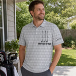 Custom All Over Print Polo Shirt - Personalized Father's Day Birthday Golf Gifts For Dad, Grandpa, Golfers - Good Times And Tee Lines