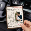 Custom Photo Car Visor Clip - Personalized Father's Day, Baby Shower, Gender Reveal Gifts For New Dads, New Grandpas - Every Drive, Every Memory
