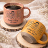 Custom Photo Printed Pottery Mug - Personalized Father's Day, Baby Shower, Gender Reveal Gifts For New Moms, New Dads, New Parents - Hello Little One