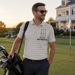 Custom All Over Print Polo Shirt - Personalized Father's Day Birthday Golf Gifts For Dad, Grandpa, Golfers - Enjoy Every Shot