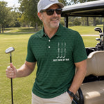 Custom All Over Print Polo Shirt - Personalized Father's Day Birthday Golf Gifts For Dad, Grandpa, Golfers - Enjoy Every Shot