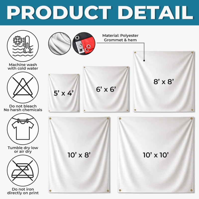 Custom Photo Backdrop - Personalized Graduation Gifts For Him, Her - Congrats Never Looked This Glam