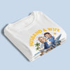 Custom T-shirt, Premium T-shirt, Hoodie - Personalized Summer Vacation And Travel Gifts For Husband And Wife, Him And Her, Cruise Lovers - Partners On Deck For Life