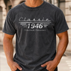 Custom Washed Cotton T-shirt - Personalized Father's Day Birthday Gifts For Dad, Grandpa, Family, Yourself - Forever Lucky To Have Dad