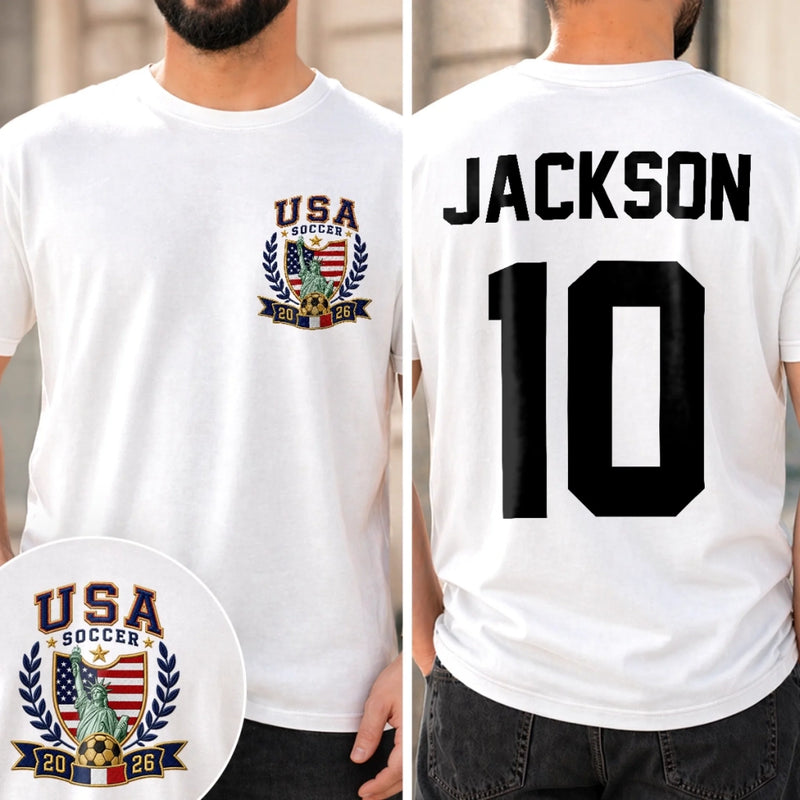 Custom International Soccer Tournament Unisex T-shirt - Personalized Birthday Gifts For Soccer Lovers, Sports Fans, Sports Lovers - The Future Starts Here