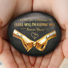 Custom Printed Rock - Personalized Anniversary Wedding Gifts For Husband And Wife, Him And Her - Love Sealed With Pinky Promises