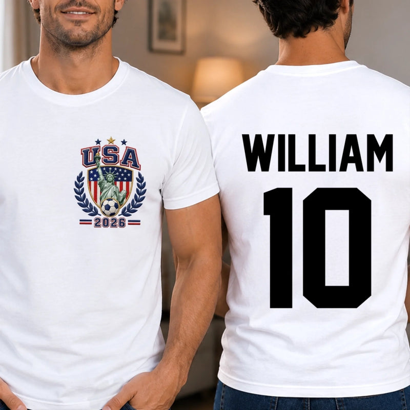 Custom International Soccer Tournament Unisex T-shirt - Personalized Birthday Gifts For Soccer Lovers, Sports Fans, Sports Lovers - Play Loud, Play Proud
