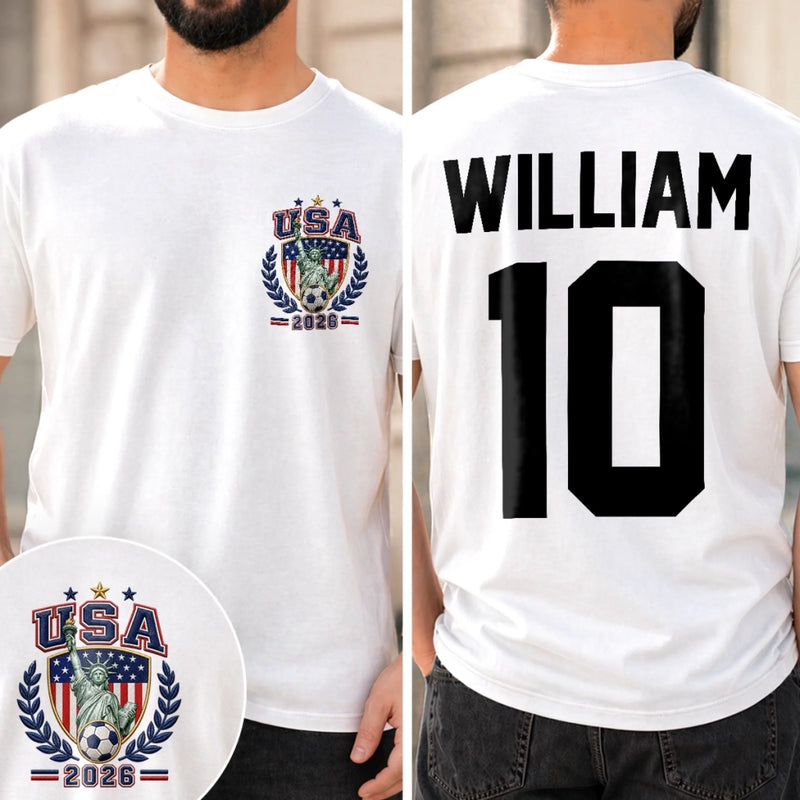 Custom International Soccer Tournament Unisex T-shirt - Personalized Birthday Gifts For Soccer Lovers, Sports Fans, Sports Lovers - Play Loud, Play Proud
