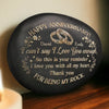 Custom Printed Rock - Personalized Anniversary Wedding Gifts For Husband And Wife, Him And Her - Love You More Every Anniversary