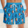 Custom Photo Tropical Hawaiian Aloha Men Beach Shorts - Personalized Father's Day Birthday Gifts For Dad, Grandpa - Strong Like Dad Everyday