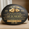 Custom Printed Rock - Personalized Birthday Gifts For Son - Loved Beyond Words