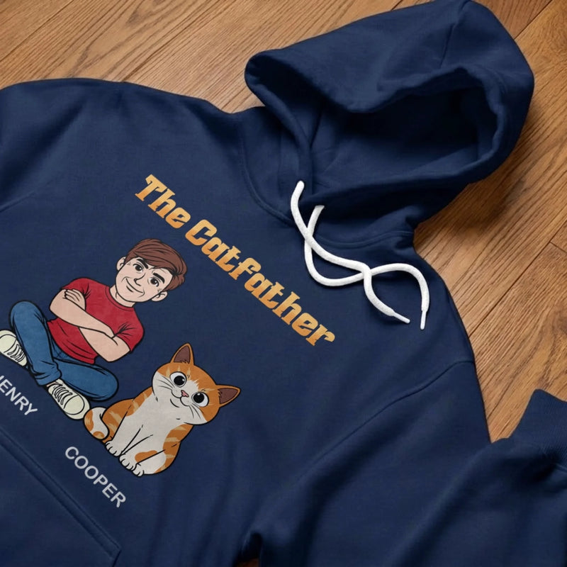 Custom Unisex T-shirt, Hoodie - Personalized Father's Day Birthday Gifts For Dog Cat Lovers, Dog Dad, Cat Owners - Happiness Is Wet Noses