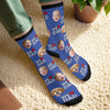 Custom Photo Middle Tube Socks - Personalized  Father's Day Birthday Gifts For Dad, Grandpa - Cool Dads Wear Cool Socks