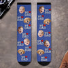 Custom Photo Middle Tube Socks - Personalized  Father's Day Birthday Gifts For Dad, Grandpa - Cool Dads Wear Cool Socks