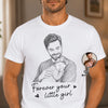 Custom Photo T-shirt, Hoodie - Personalized Father's Day Birthday Gifts For Dad, Grandpa - Family First Forever
