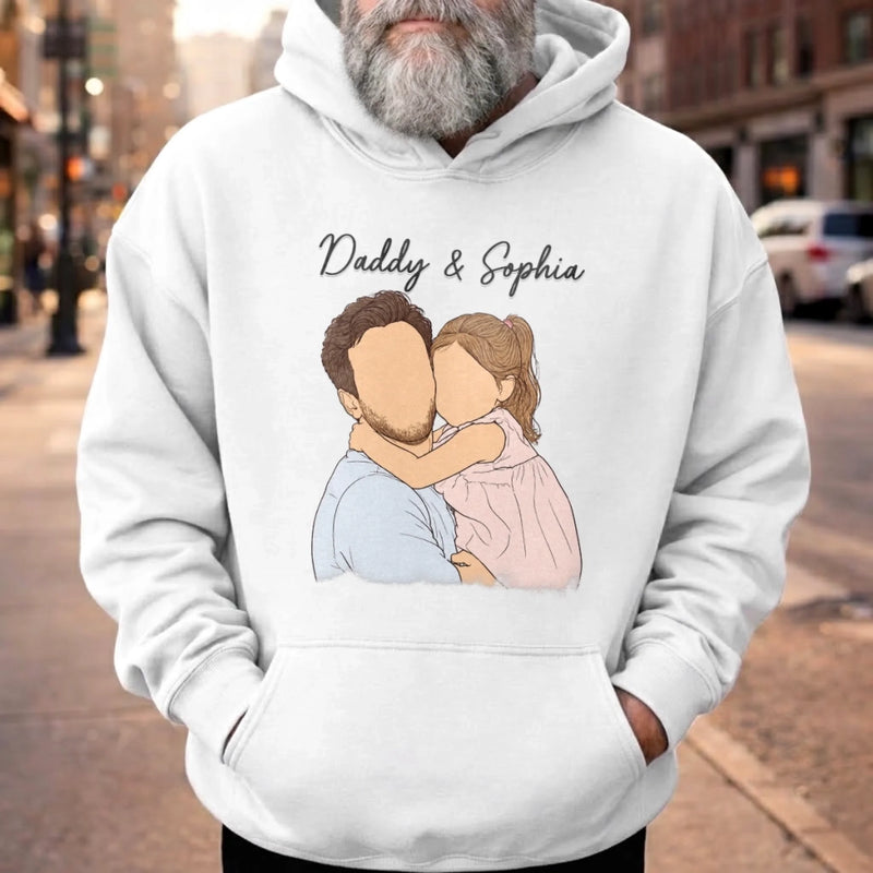 Custom Photo T-shirt, Hoodie - Personalized Father's Day, Baby Shower, Gender Reveal Gifts For New Moms, New Dads, New Parents - Our Little Miracle Has Arrived