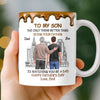 Custom 3D Inflated Effect Printed Mug - Personalized Father's Day Birthday Gifts For Son, Dad, Mom - Fatherhood Looks Good On You
