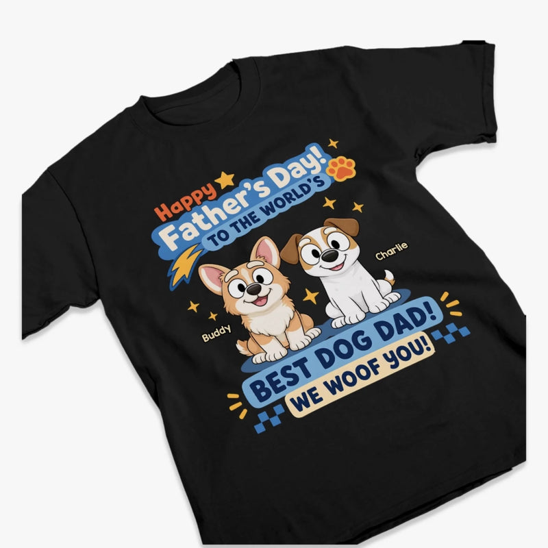 Custom Unisex T-shirt, Hoodie - Personalized Father's Day Birthday Gifts For Dog Lovers, Dog Dad - Pawther Of The Year