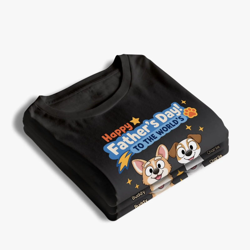 Custom Unisex T-shirt, Hoodie - Personalized Father's Day Birthday Gifts For Dog Lovers, Dog Dad - Pawther Of The Year