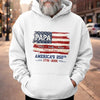 Custom T-shirt, Hoodie - Personalized America 250th Anniversary Birthday Gifts For Dad, Grandpa - Built On Freedom