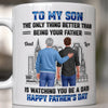 Custom 3D Inflated Effect Printed Mug - Personalized Father's Day Gifts For Son - Watching You Grow Is My Joy